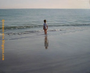 roman niño mirando+al+horizonte