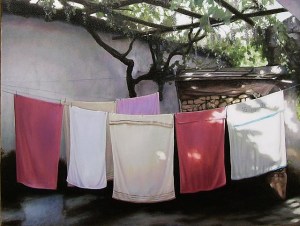 tomi santos - el patio de la casa del pueblo