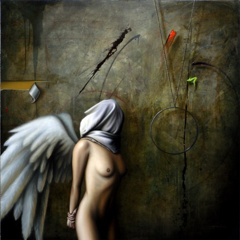 150cmx150cmel maltrato de angela