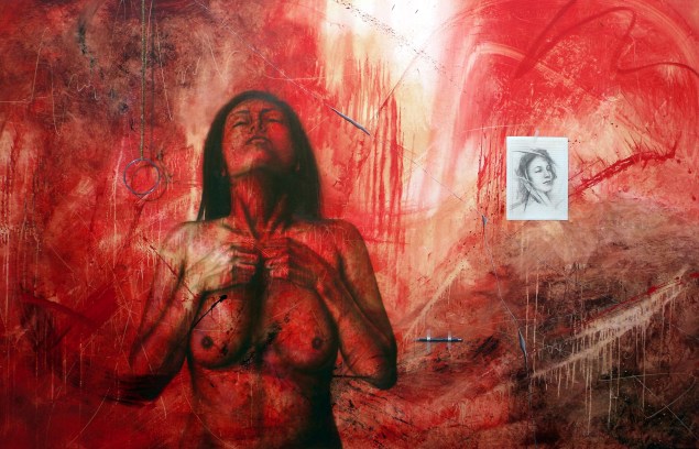 acrilico sobre tela 160cmx240cm