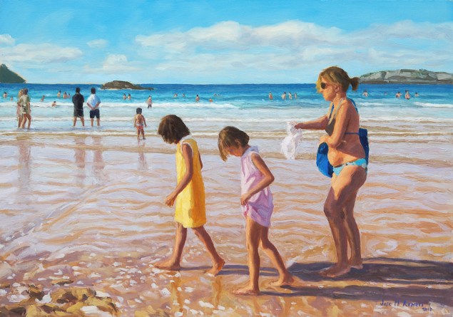 JM Romero - Paseo por la playa de Ris, Noja (Cantabria)