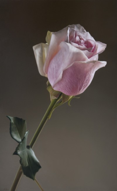 J.ARIZABALO ¨ROSA¨¨ OLEO TABLA 116 X 73 CM