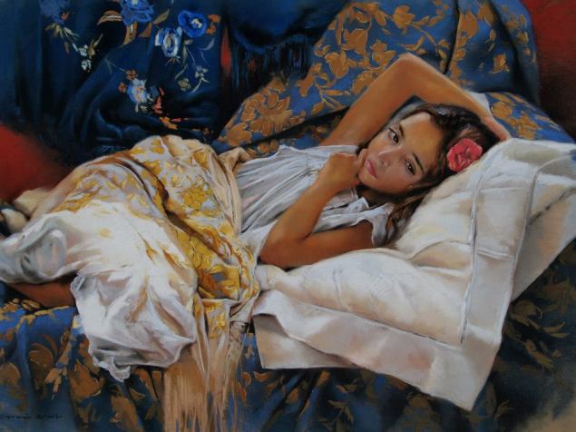 German Aracil, la pequeña Angela