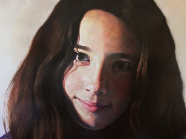 Autor: José María Peña Gallardo Titulo:"El desafío de Anthea". Óleo/Lienzo. 146 x 114 cm