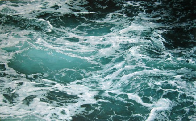 Artista: Armando Zesatti Titulo: "Abismo" Tecnica: acrilico s/tela Medida: 96x144cm.