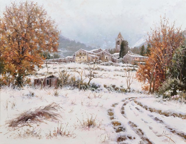 Tarde hivernal. 50 x 61 cm