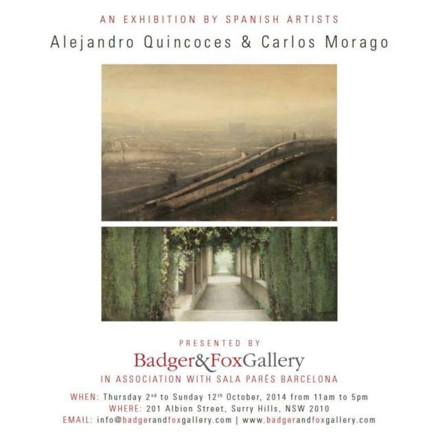 Alejandro Quincoces y Carlos Morago en Badger and Fox Gallery